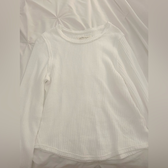 WE THE FREE white Waffle Knit Top - Picture 2 of 4